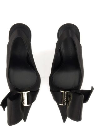 Ferragamo Sandal With Asymmetrical Bow | italist