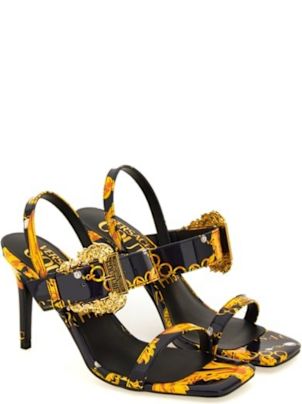 シューズ・サンダルその他 VERSACE Woman Heeled sandals White 78VA3S71ZS366 G03 $1277 Versace Women's White 110MM Safety Pin Strappy Sandal