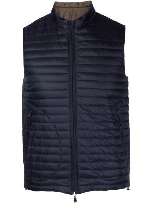 【関税＆送料込み】Herno Black Reversible Sleeveless Vest W Herno Reversible Vest. | italist