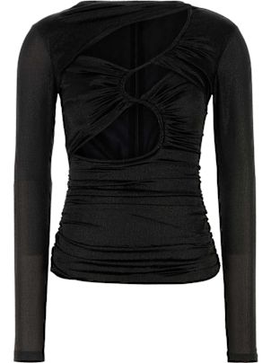 Tシャツ・カットソー Isabel Marant Black stretch silk blend Rose top Isabel Marant Black Stretch Silk Blend Rose Top | italist