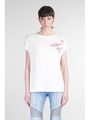 T-shirt with Balmain Paris print - Women | BALMAIN