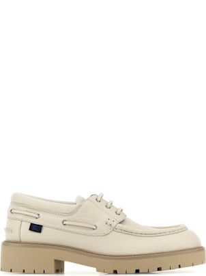 スニーカー Burberry Beige Leather Raft Loafers Burberry Beige Leather Raft Loafers | italist
