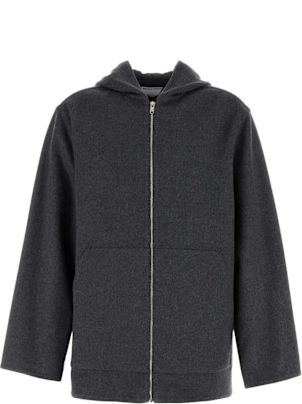 ジャケットその他 BOTTEGA VENETA Dark Grey Wool Sweatshirt Bottega Veneta Dark Grey Wool Sweatshirt | italist