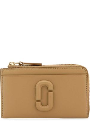 【関税&送料込】Marc Jacobs Camel Leather Card Holder Marc Jacobs Camel Leather Card Holder | italist