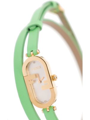 アナログ腕時計 Fendi Mint Green Leather O Lock Vertical Watch Fendi Mint Green Leather O Lock Vertical Watch | italist