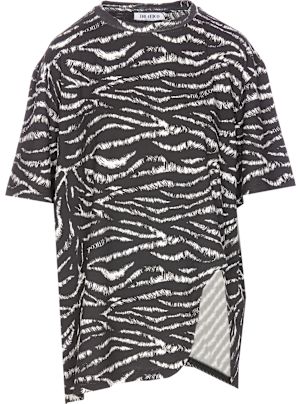 The Attico Zebra Print T-shirt | italist