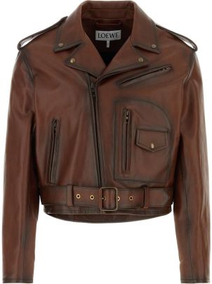 Loewe Asymmetric Belted Zip-up Jacket | italist Loewe Asymmetric Belted Zip-up Jacket | italist