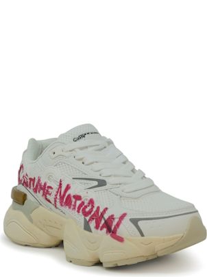 ジャケット Costume national 25502/CP WHITE Jackets LEATHER SNEAKERS CoSTUME NATIONAL CONTEMPORARY Costume National Leather