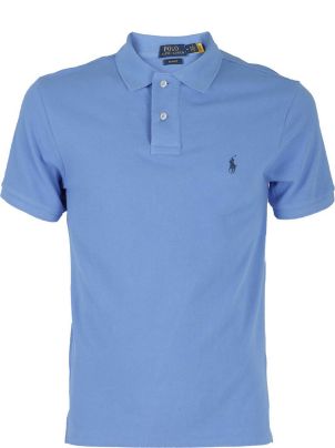 Tシャツ・カットソー Ralph Lauren Light blue piquet polo shirt (710910898 009) Polo Ralph Lauren Pique Polo Shirt | Blue | FARFETCH