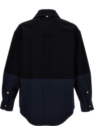 【関税込み】thom browne 'Combo Snap' overshirt 229aae72491e2927de9f92b7381ad8