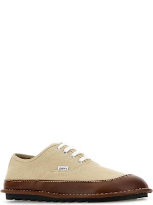 スニーカー LOEWE Beige canvas Bay sneakers (M816282XBC BEIGEBROWN) Loewe Beige Canvas Bay Sneakers | italist