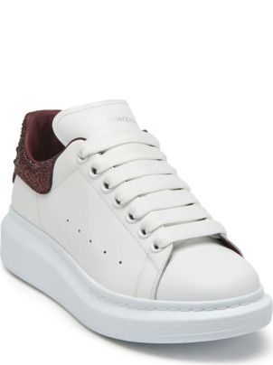 Alexander McQueen Oversized Sneakers In White And Dark