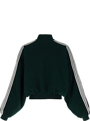 【Balenciaga】Loop Sports Icon Round ジップアップ ジャケット Loop Sports Icon Round Zip-up Jacket in Cypress Green