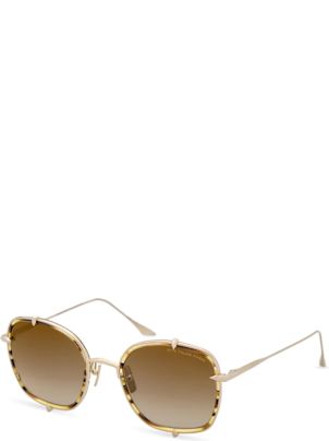 サングラス DITA Dita Eyeweare - TALON-THREE - Brown Hazel-White gold w TALON-THREE Optical - DITA Eyewear Official