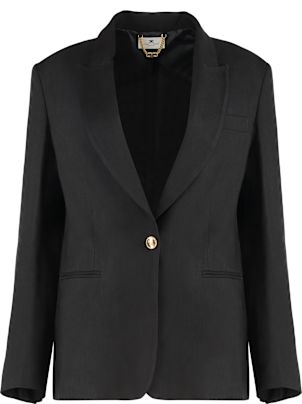 ブラウス フロントラッフルボウタイ 長袖 ベージュ レディース(M