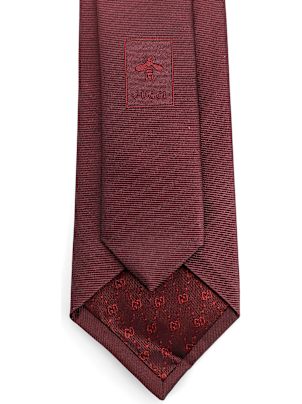 Gucci Silk Tie With Lord Detail | italist