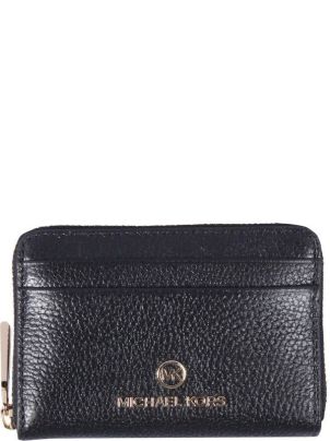 Michael Kors Jet Set Charm Black Leather Zip Wallet 34S1GT9Z1L-001 -  Women's accessories - Accessories