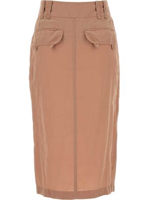 スカート Saint Laurent Skin Pink Crepe Skirt Saint Laurent Skin Pink Crepe Skirt | italist