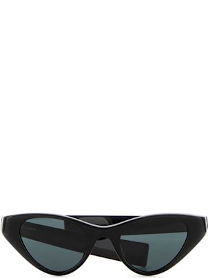 Saint Laurent Black Acetate Sl M144 Sunglasses | italist