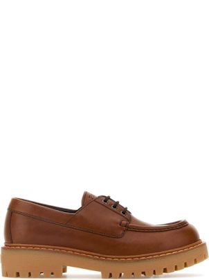 ローファー・オックスフォード PRADA Caramel leather lace-up shoes (1E206DFDX65055 F0GVP) Prada Caramel Leather Lace-up Shoes | italist