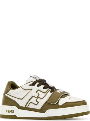 FENDI Two-Tone Leather Fendi Match スニーカー Two-tone Leather Fendi Match Sneakers | italist