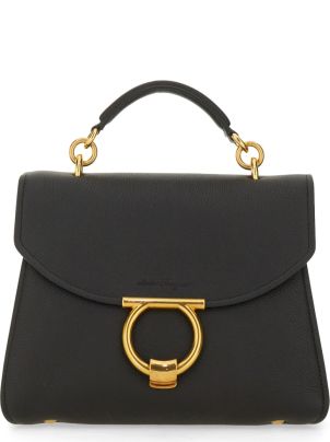 トートバッグ FERRAGAMO SS25 MINI HOOKS HANDBAG (720168 21H493032) Ferragamo Mini Hooks Handbag | italist