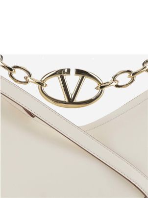 ハンドバッグ VALENTINO IVORY LEATHER MINI HOBO VLOGO MOON HANDBAG Valentino Garavani VLogo Moon Mini Hobo Bag | Saks Fifth Avenue
