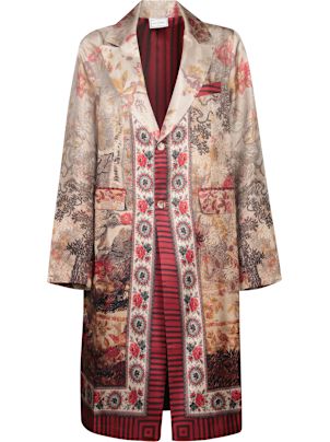 コート PIERRE LOUIS MASCIA Women Jackets ALOE KM12528 515049 Beige Pierre-Louis Mascia Aloe Coat | Green | FARFETCH CA