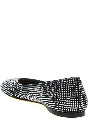 Loewe Embellished Suede Toy Ballerinas | italist