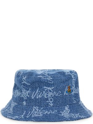 ハット Vivienne Westwood BUCKET HAT WITH LOGO (81020009 W014IK306) Vivienne Westwood Bucket Hat With Logo | italist