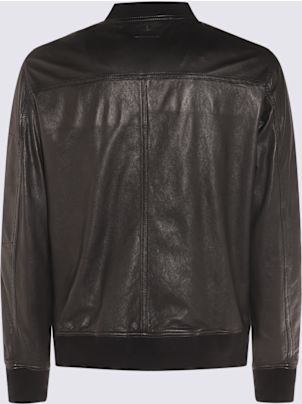 Salvatore Santoro Black Leather Jacket | italist