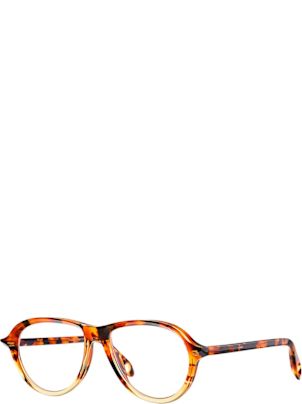 Theo Eyewear Aube 003 Brown Dalmatian+transparent Pomelo3