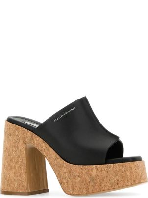 【関税&送料込】Stella Mccartney Black Alter Mat Elsa Mules Stella McCartney Elsa Alter Mat Pointed Toe Mule (Women