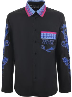 Tシャツ・カットソー VERSACE FORMAL SHIRT WITH BUCKLE (1012146_1A089731W000) Versace Formal Shirt With Buckle | italist