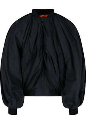 ジャケット Balenciaga Draped bomber jacket Balenciaga Draped Bomber Jacket | italist