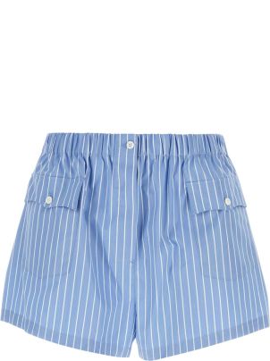 ショートパンツ PRADA Embroidered Poplin Shorts Prada Embroidered Poplin Shorts | italist