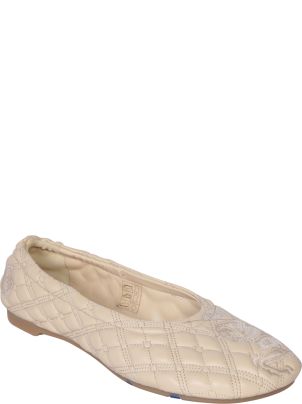 【送料&関税込】Burberry Sadler Beige Ballerina Burberry Sadler ballerina with light beige leather zip