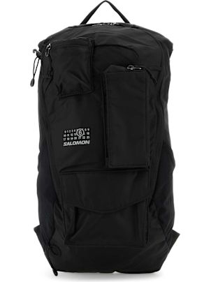 MM6 Maison Margiela Black Nylon Mm6 X Salomon Numeric Backpack