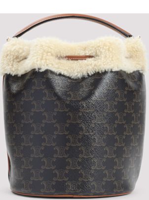 【FW25】Celine Clara Bucket Bag CELINE CLARA BUCKET BAG CELINE TRIOMPHE CANVAS The Triomphe