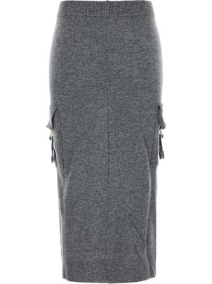 スカート BLUMARINE Grey Wool Skirt Blumarine Grey Wool Skirt | italist