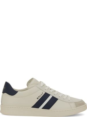 スニーカー BALLY Navy Blue Leather Rebby Sneakers Bally Navy Blue Leather Rebby Sneakers | italist