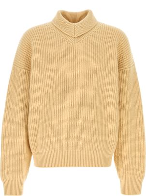 ニット・セーター BOTTEGA VENETA Men Sweater Yellow Cream 804792V4PA0 9317 Bottega Veneta Sweaters for Men