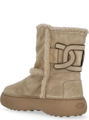 【送料&関税込】Tod's Cappuccino Suede Ankle Boots Tod's Cappuccino Suede Ankle Boots | italist