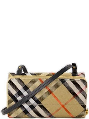 Burberry Snip Checked Foldover-top Pouch | italist