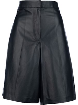 パンツ FABIANA FILIPPI Women Shorts  Burmudas PAD214F329I945 0145 Stretch viscose and linen shorts, taupe for Women | Fabiana