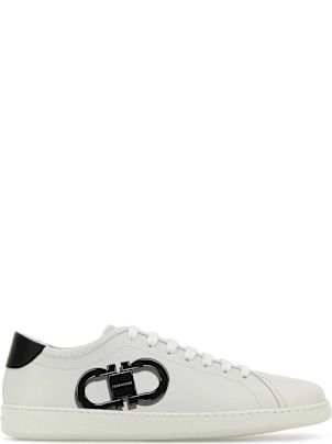 Ferragamo White Leather Brandy 1 Sneakers | italist, ALWAYS