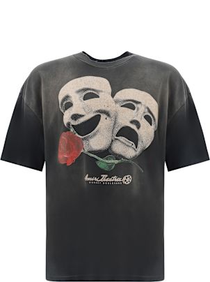 【関税込み】AMIRI ブラック Theatre Masks フーディ Theatre Masks Hoodie - Black – Feature