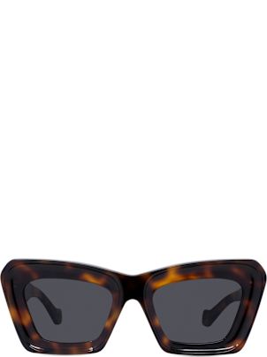 Loewe Lw40145i Anagram 52a Dark Havana Sunglasses | italist