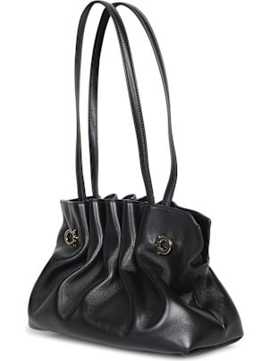 【送料&関税込】Ferragamo Gancini Piercing Black Bag Ferragamo Gancini Piercing Black Bag | italist