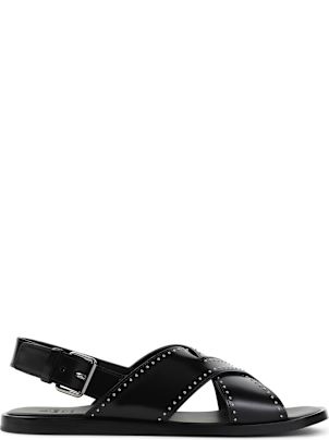 サンダル・ミュール CHURCH'S Black Leather Oksana Sandals Church's Black Leather Oksana Sandals | italist